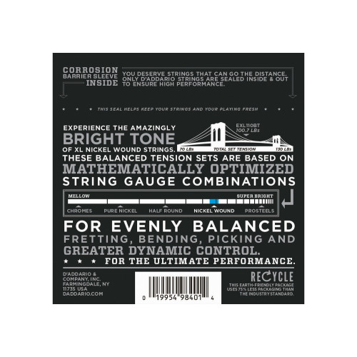 D'ADDARIO EXL110BT
