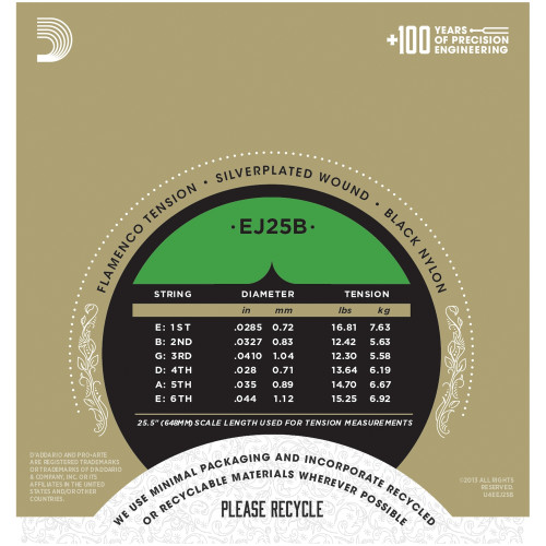 D'ADDARIO EJ25B Flamenco