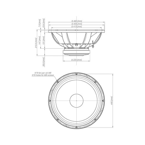 EIGHTEEN SOUND 18LW1251/8