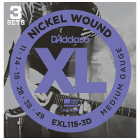 D'ADDARIO EXL115/3D
