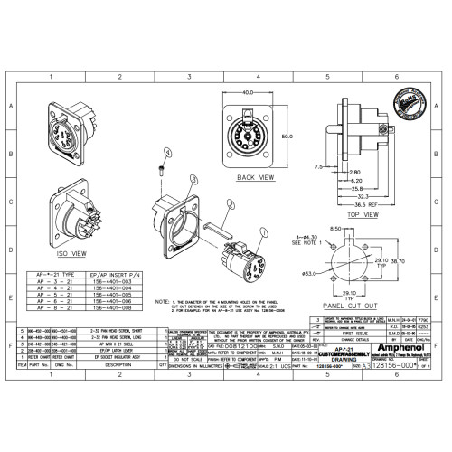 AMPHENOL AP421