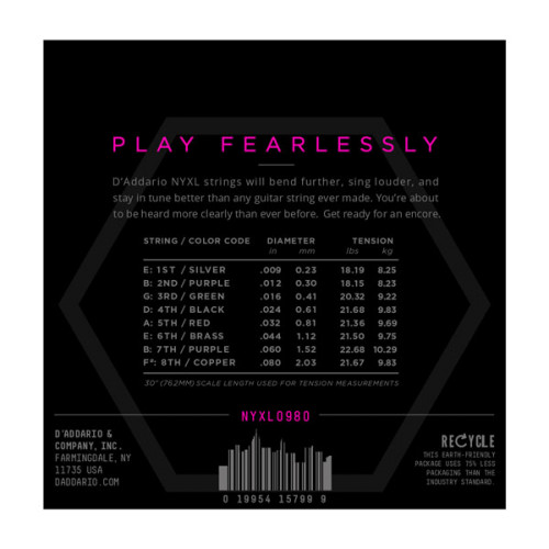 D'ADDARIO NYXL0980