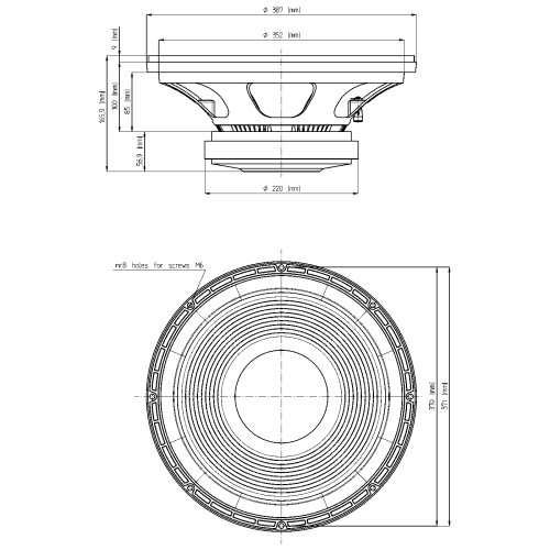 EIGHTEEN SOUND 15LW1500/8
