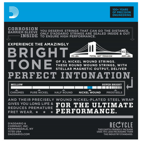 D'ADDARIO EXL110/3D
